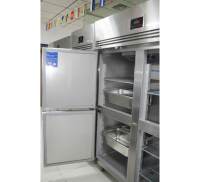 Congélateur vertical commercial Belnor à 4 portes en acier inoxydable 1200L 0~5 Compresseur Secop R290