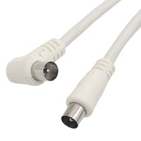 Op maat gemaakte lengte 1m 3m 5m TV9.5 RF coaxiale kabel F-type mannelijke naar mannelijke connector voor set-top box en HDTV-signaal