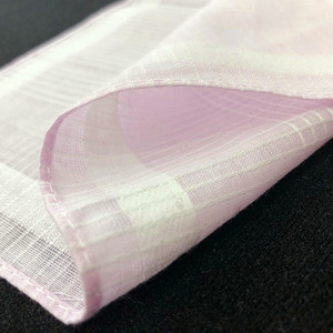 28cm Cotton Striped Handkerchief - Light Color Five-Color Mix, Soft &amp; Absorbent for <strong>Men</strong> &amp; Women (Wholesale) - Product Image 5