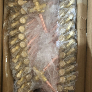Di alta qualità AC Modulare HVAC in ottone valvola di servizio uso domestico parti del condizionatore in metallo con tappi PE uso per apparecchiature di refrigerazione - Product Image 1