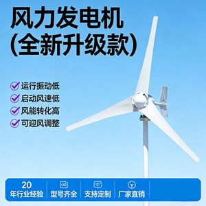 Wind <b>Generator</b> 300W 24V Small Home Use For <b>Solar</b> Street Light Monitoring - Product Image 5