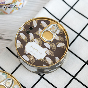 Velas aromáticas al por mayor, artículos creativos de decoración para interiores enlatados, adornos decorativos, regalos de fragancias hechos a mano sin humo C - Product Image 4