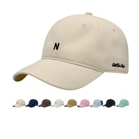 Gorra de Béisbol de Alta Calidad Unisex para Exteriores, 6 Paneles, Parte Superior Suave, Visera Curva, Logotipo Bordado Personalizado, Ajustable, de Algodón Sólido