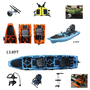 Kayak de Pesca con Pedales Desmontables de Plástico HDPE de 1/2 Plaza, Motor <span class=keywords><strong>El</strong></span>éctrico para Canoa con Accesorios - Product Image 1