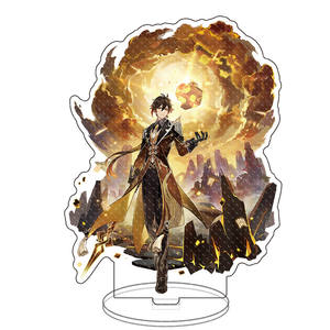 HUAYI Game <span class=keywords><strong>Genshin</strong></span> Impact Cosplay Character Stand Plate acrilico Figure Standees - Product Image 4