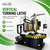 Tour vertical CNC robuste DRC C5123 à colonne unique 380V, longue durée de vie, pour tournage lourd