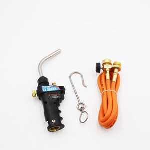 หัวเชื่อมแก๊ส Mapp Torch สายยาว 3 เมตร หัวงอ ปุ่มสวิตช์เดี่ยว จุดติดด้วยระบบ Piezo ใช้แก๊สเหลว - Product Image 1