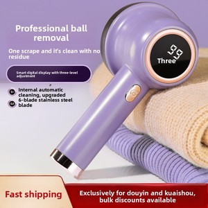 Nouveau style Rasoir anti-bouloches rechargeable en plastique, collecteur de poils et de fibres pour vêtements, nettoyage automatique - Product Image 5