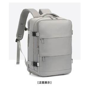 Mochila de Viaje 36-55L Impermeable Unisex Ligera para Viajes de Placer Color Sólido Primavera 2024 - Product Image 5