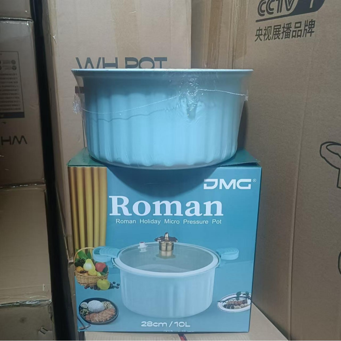 Maceta romana azul estándar [10/paquete]