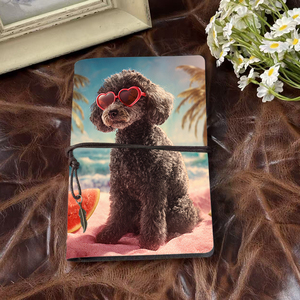 Quyến rũ Ins phong cách PU đẹp máy tính xách tay phù hợp cho văn phòng DIY và lễ hội dịp với với Poodle hình trái tim sungla - Product Image 2