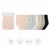 Culottes taille haute sans couture en polyamide pour femme avec logo sur la jambe gauche, bord festonné découpé au laser, fines, séchage rapide et respirantes, 7 couleurs