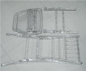 Chaise Napoléon Chavari en résine PP transparente et durable pour hôtel, empilable, idéale pour les mariages - <span class=keywords><strong>Vente</strong></span> directe usine - Product Image 3