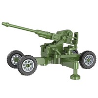 MOC Ensemble de canons anti-aériens à petites particules neutres, armes DIY, obusier, lance-roquettes, jouets militaires