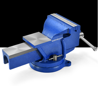 Étau d'établi de haute qualité de 4/5/6/8 pouces avec base rotative à 360° fabriqué en usine