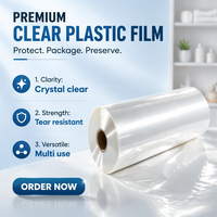 Film rétractable souple POF personnalisable en lot, résistant à l'humidité et de qualité alimentaire pour l'emballage cosmétique et chimique