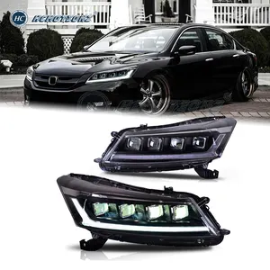 Hcmotionz Auto Voorlichten Assemblage Accessoires 2008-2012 Drl Start Animatie Volledig Led Koplampen Voor Honda Accord