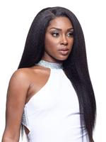 Extensions de Cheveux Humains Crépus Lisses Fermeture Frontale avec Armure Droite Afro Bouclée Yaki Armure de Cheveux de Qualité Supérieure