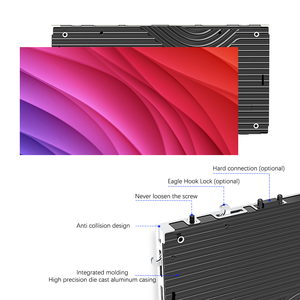 קיר וידאו פנימי גמיש מסך לד קולנועי שלט דיגיטלי שלט פרסום תלת מימד מסך לד גדול לטלוויזיה ביתית - Product Image 3