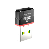 Pilote gratuit 300Mbps USB Wifi6 Récepteur Dongle Carte réseau sans fil Adaptateur Wifi