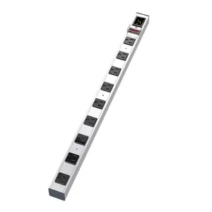 power strip with C20 inlet aluminum alloy PDU 9 outlets power strip with IEC320