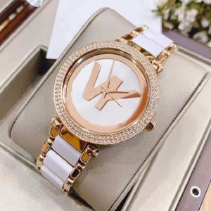 นาฬิกาควอตซ์สำหรับผู้หญิงคุณภาพสูงลายเพชรโมอิสสแตนเลส M-<span class=keywords><strong>KS</strong></span> หรูหรากันน้ำ50ม. - Product Image 3