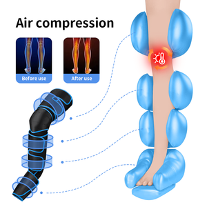 Compresión de aire Masajeador de piernas Compresión de aire de piernas Masajeador de piernas completas para circulación y alivio del dolor Fatiga de pies - Product Image 3