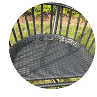 Chaise balançoire de patio de livraison d'usine chaises d'oeufs en rotin tissé pliant chaise suspendue de balançoire d'oeuf pour la salle de sport et le parc