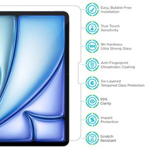 Protection d'écran en verre trempé HD Clear 9H pour <span class=keywords><strong>iPad</strong></span> 10.2 9.7 10. 5 10.9 11 <span class=keywords><strong>8</strong></span> 7 6 5 9 Air 4 3 2 Mini Glass Pro 13 Air 11 2026 - Product Image 4
