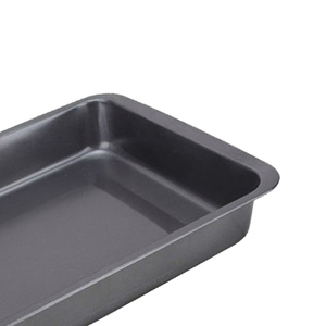Plaque de cuisson rectangulaire antiadhésive en acier au carbone haute performance pour four, compatible lave-vaisselle, idéale pour les gâteaux - Product Image 3
