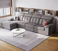 Moderno hogar sala de estar muebles Simple esquina futón plegable sofá cama 967