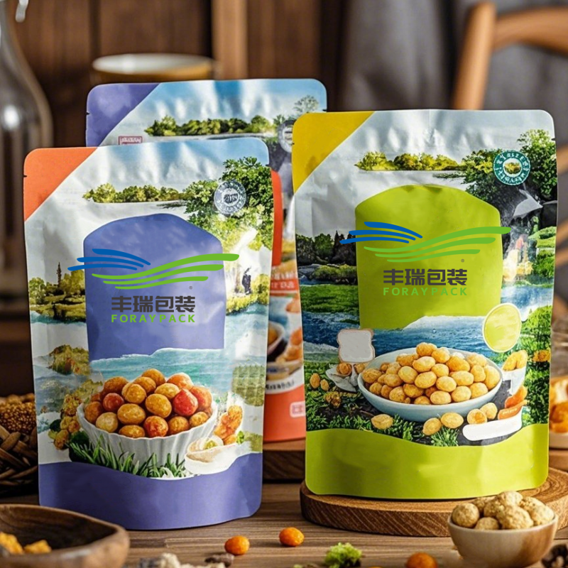 Custom Printing Matte Stand up Bag