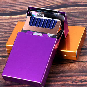 Nouvelle Collection 2023 : Boîte à Cigarettes Carrée Yamo YM25 Ultra-Fine en Alliage d'Aluminium, <span class=keywords><strong>Luxe</strong></span> Moderne, pour <span class=keywords><strong>Femme</strong></span>, Lot de 20, Idéale pour les Voyages d'Affaires - Product Image 4