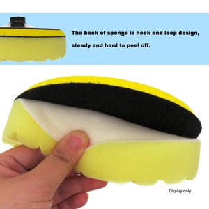 Tamponi per <span class=keywords><strong>Lucidatura</strong></span> e Finitura in Spugna con Velcro Multicolore di Alta Qualità, 7 Pollici 180mm, per Cura dell'Auto - Product Image 6