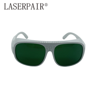 Lunettes de sécurité laser à fibre industrielle 800-1100 nm OD7+ haute puissance pour soudeuse laser portative