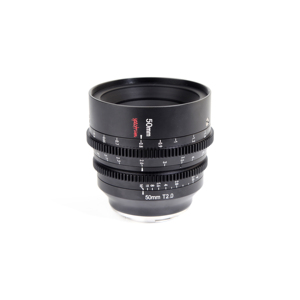 เลนส์ภาพยนตร์ฟูลเฟรมขนาด 50 มม. T2.0 รูรับแสงกว้าง โฟกัสแบบแมนนวล ความผิดเพี้ยนต่ำ สำหรับกล้องมิเรอร์เลส - Product Image 1