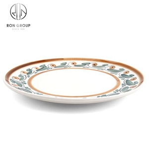 Service de table en porcelaine de Chine blanche de couleur base Royal Elegance anglaise, vaisselle turque, assiette à dîner - Product Image 5