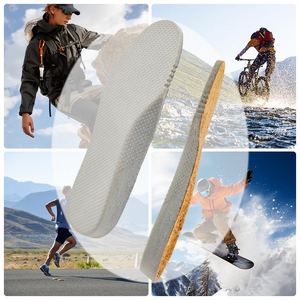 Semelles intérieures de remplacement confortables en liège et PU, semelles respirantes pour le massage des pieds, semelles de soulagement pour le travail et l'utilisation quotidienne - Product Image 5