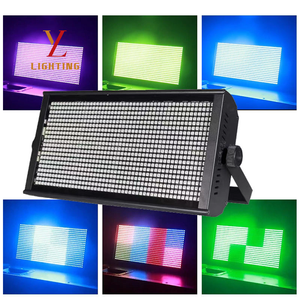 Projecteur stroboscopique LED 200W 960 LED 5050 RGB à 8 sections, DMX512 RDM, mode automatique, effet Chase Wash, gradation linéaire 32 bits pour DJ - Product Image 4