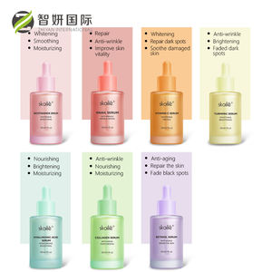 Özel etiket yüz Serum Vegan maddeler <span class=keywords><strong>C</strong></span> vitamini salyangoz hyaluronik asit niasinamid anti-kırışıklık koyu nokta cilt bakımı çıkarma - Product Image 2