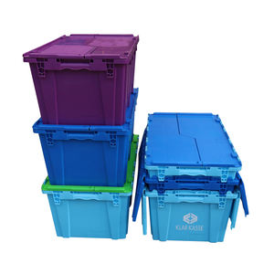 JOIN Heavy Duty Boîtes de Déménagement Logistique en <span class=keywords><strong>Plastique</strong></span> Caisses d'Emballage Outil Transport Boîtes de Déménagement Conteneur Empilable - Product Image 6