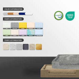 ODM ODM Luxus Memory-Schaum Orthopädische Hundebetten Katzenbetten, Maßgefertigte Wasserdichte Abnehmbare Rutschfeste Memory-Schaum Tierbetten für Große Hunde - Product Image 5