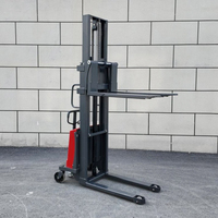 Chariot élévateur manuel et électrique à fourche pour palettes, livraison rapide, 1 tonne, 1,5 tonne, 2 tonnes, 3 tonnes, idéal pour les petits espaces