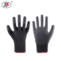 Gants de Sécurité de Travail d'Usine Électronique Anti-Statiques à Haute Dextérité, 13G, en Polyester Enduits de PU, Vente en Gros, Fabricant d'Origine