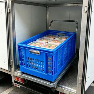 Caja <span class=keywords><strong>de</strong></span> Productos Apilable y Plegable <span class=keywords><strong>de</strong></span> HDPE Virgen <span class=keywords><strong>de</strong></span> Grado Alimenticio para Agricultura, Cesta <span class=keywords><strong>de</strong></span> Cosecha, Compra al por Mayor Directa <span class=keywords><strong>de</strong></span> Fábrica - Product Image 1