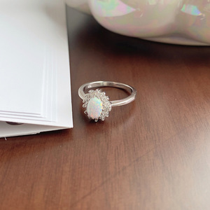 Fabbrica personalizzata Plata Esterlina 925 Joyeria Piedra Opalo all'ingrosso Moon Opal Ring vero argento Sterling 925 gioielli pietra <span class=keywords><strong>opale</strong></span> - Product Image 6
