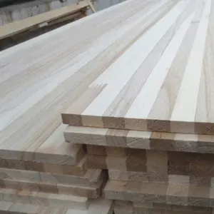 Hot Selling Paulownia Finger Jointed Solid Wood For Decoration