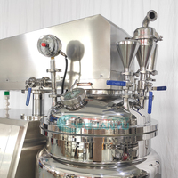 Machine de fabrication de vaseline blanche de gelée minérale de paraffine molle homogénéisateur sous vide réacteur cuve de mélange émulsifiante de gelée de pétrole