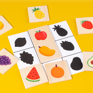 Juguete de rompecabezas a <span class=keywords><strong>juego</strong></span> Montessori de madera Premium para niños-<span class=keywords><strong>Juego</strong></span> de sombra de animales <span class=keywords><strong>y</strong></span> frutas para el desarrollo cerebral de la primera <span class=keywords><strong>infancia</strong></span> - Product Image 6