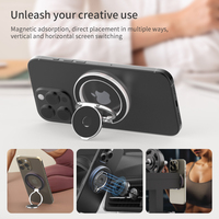 Support magnétique pour téléphone portable 360° en gros °   Support rotatif pliable avec aimant puissant et poignée métallique – Vente directe usine